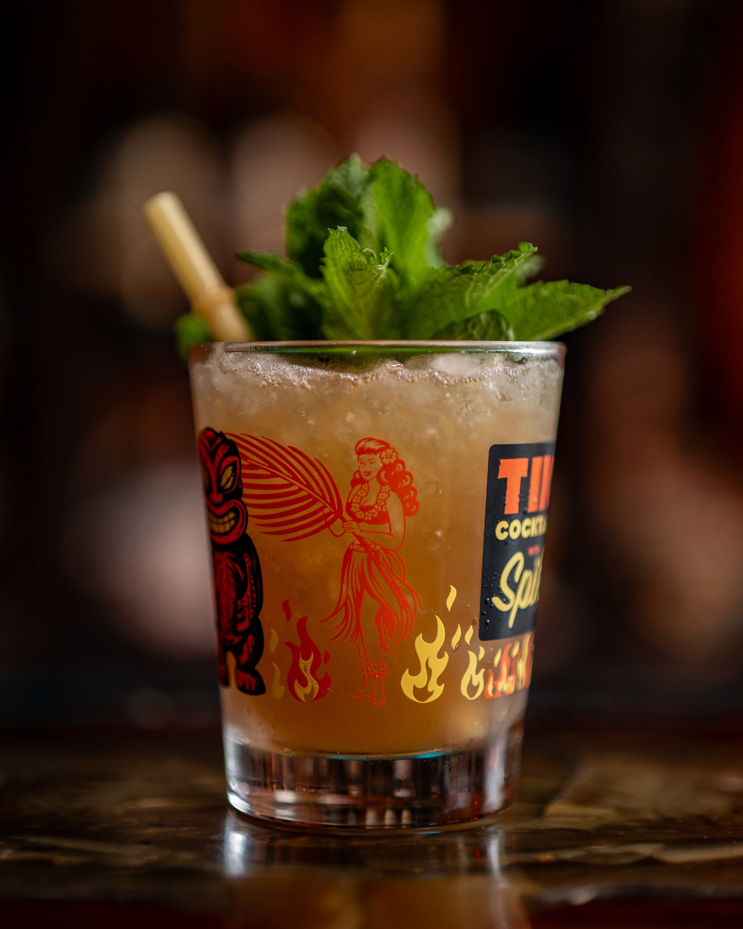 Tiki Cocktails With Spike Mai Tai Glass Set