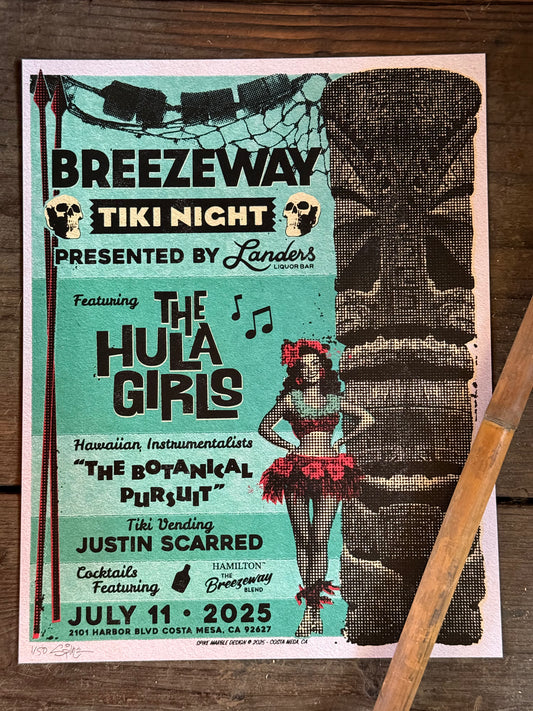 Breezeway Night II Poster